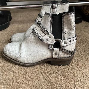 FLASH SALE NWOT Free People Distressed Booties